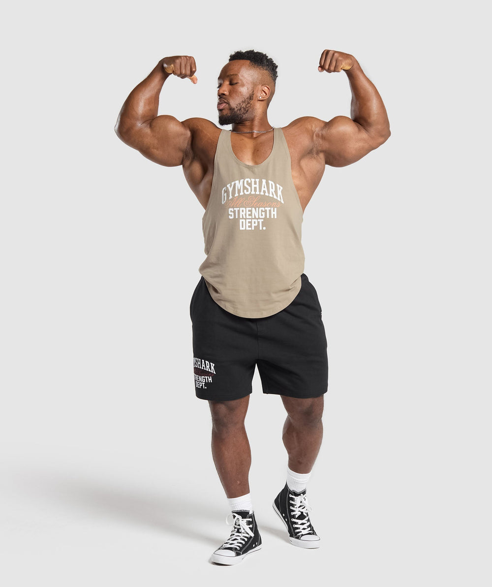 Trophy Graphic Stringer Cement Brown