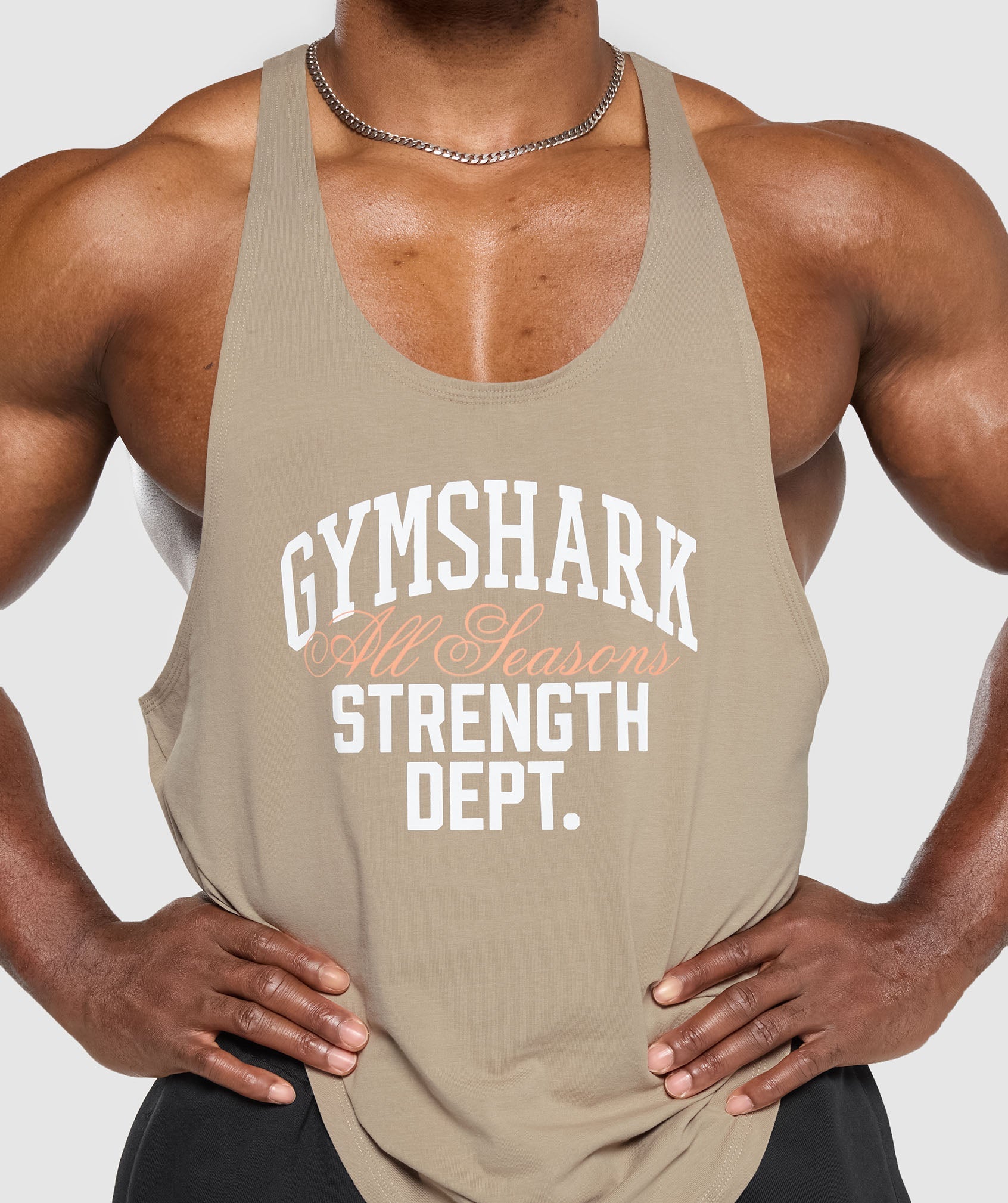 Trophy Graphic Stringer Cement Brown