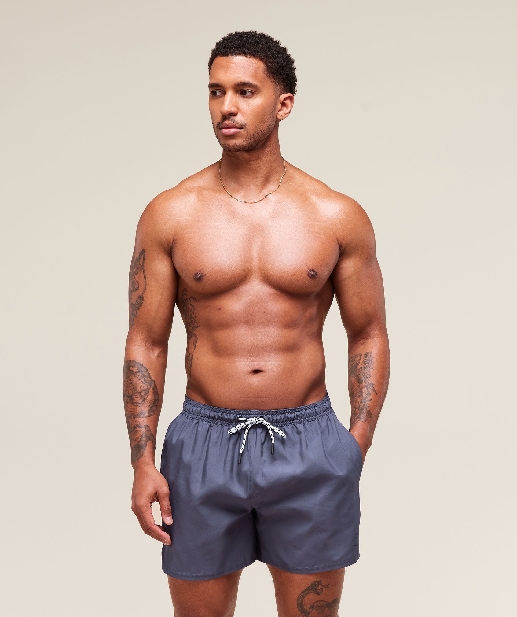 5" Swim Shorts Weighted Purple