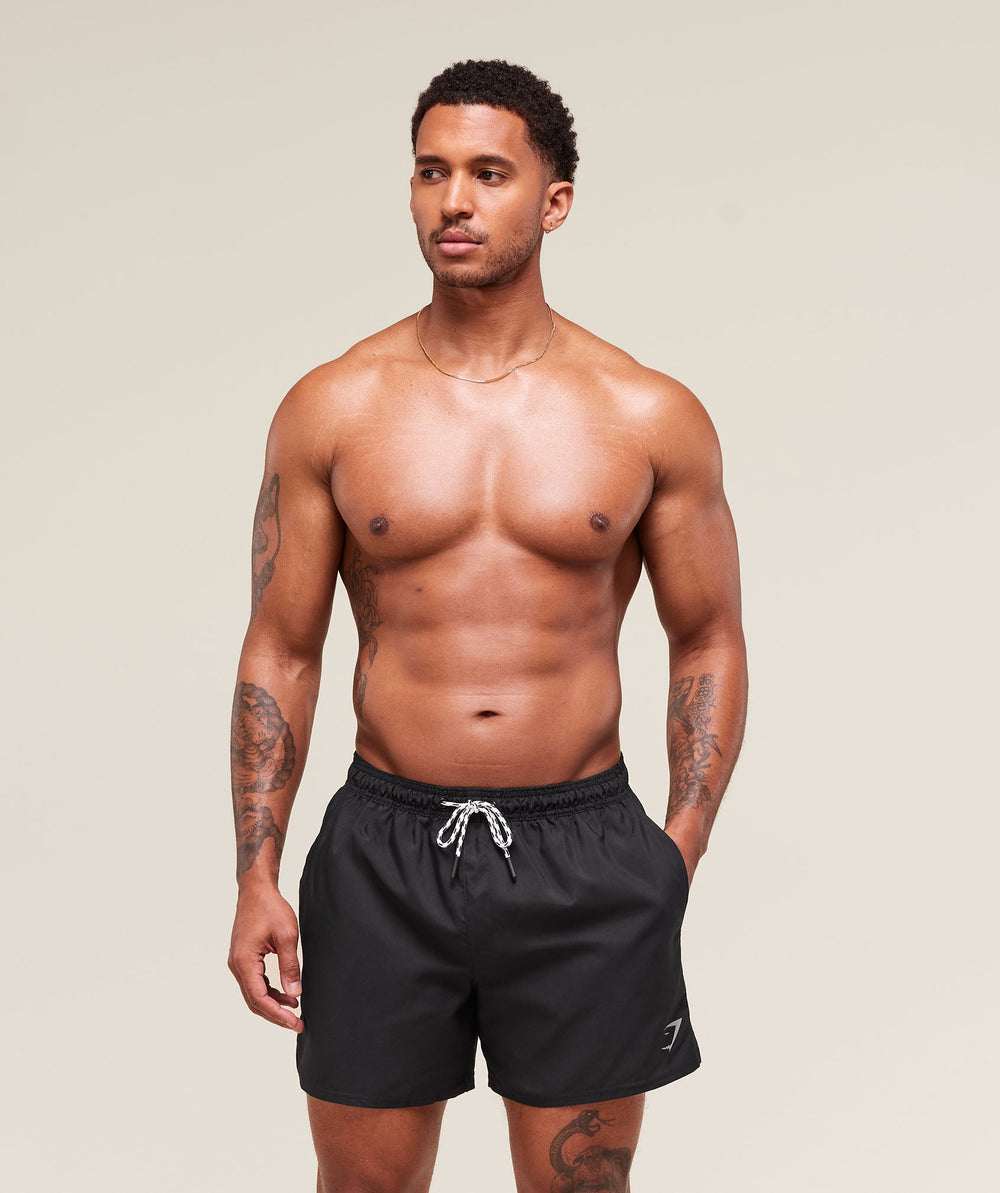 5" Swim Shorts Black