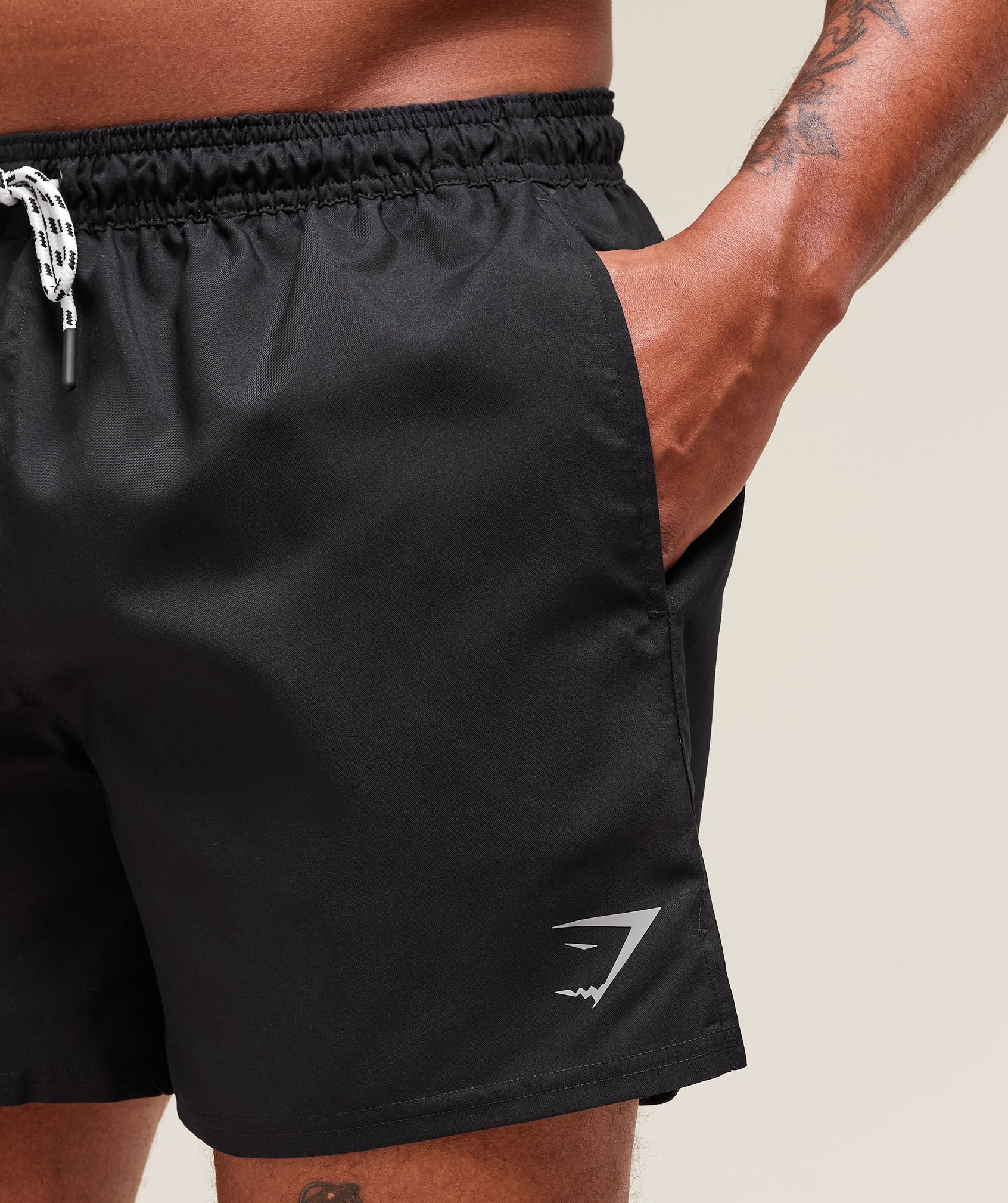 5" Swim Shorts Black