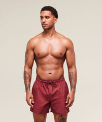 5" Swim Shorts Sets Red