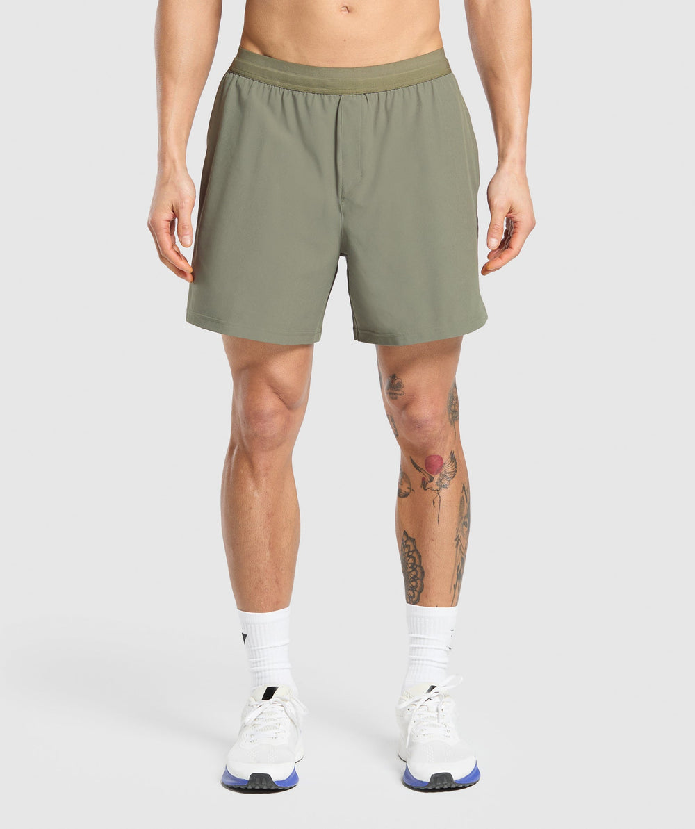 Land to Water 6" Shorts Base Green