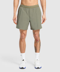 Land to Water 6" Shorts Base Green
