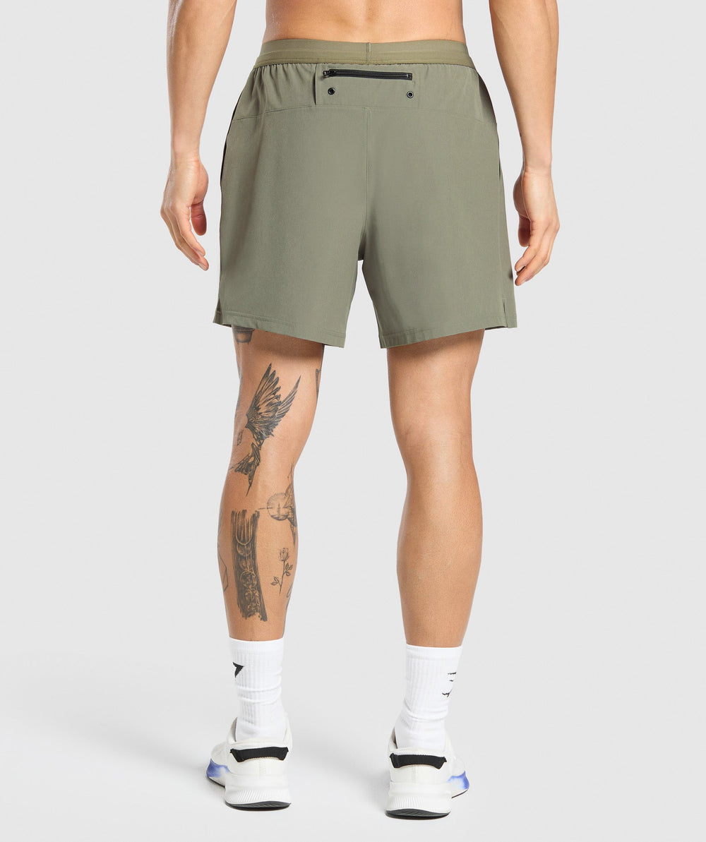 Land to Water 6" Shorts Base Green