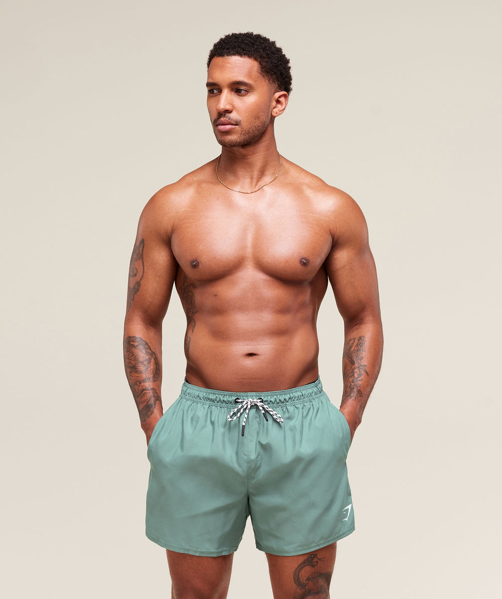 5" Swim Shorts Celeste Blue