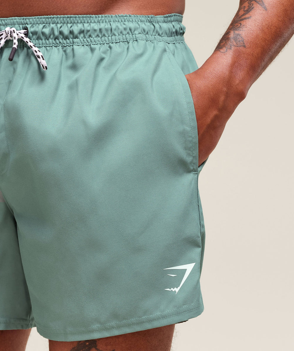 5" Swim Shorts Celeste Blue