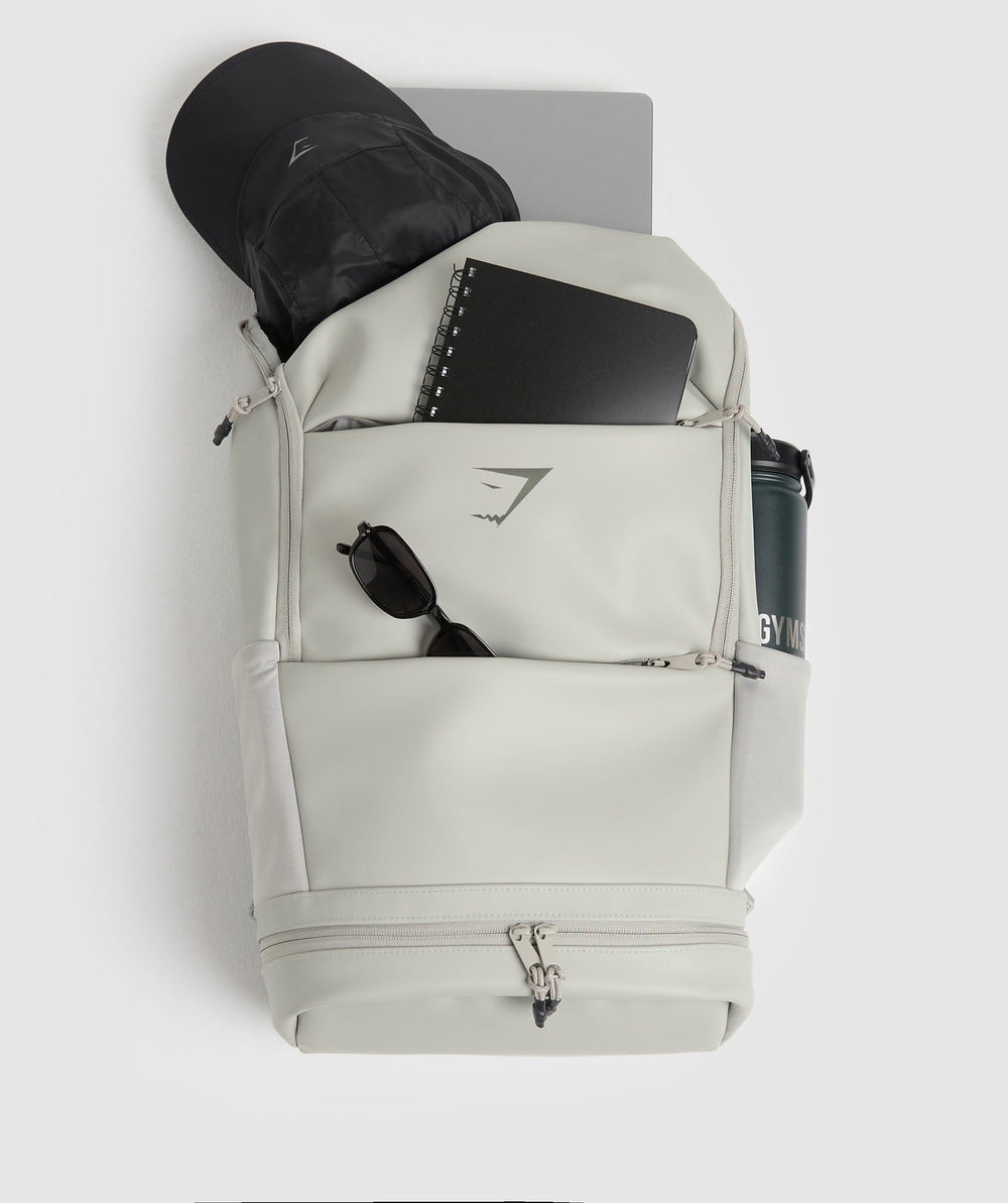 Sleek Backpack Stone Grey