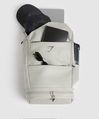 Sleek Backpack Stone Grey