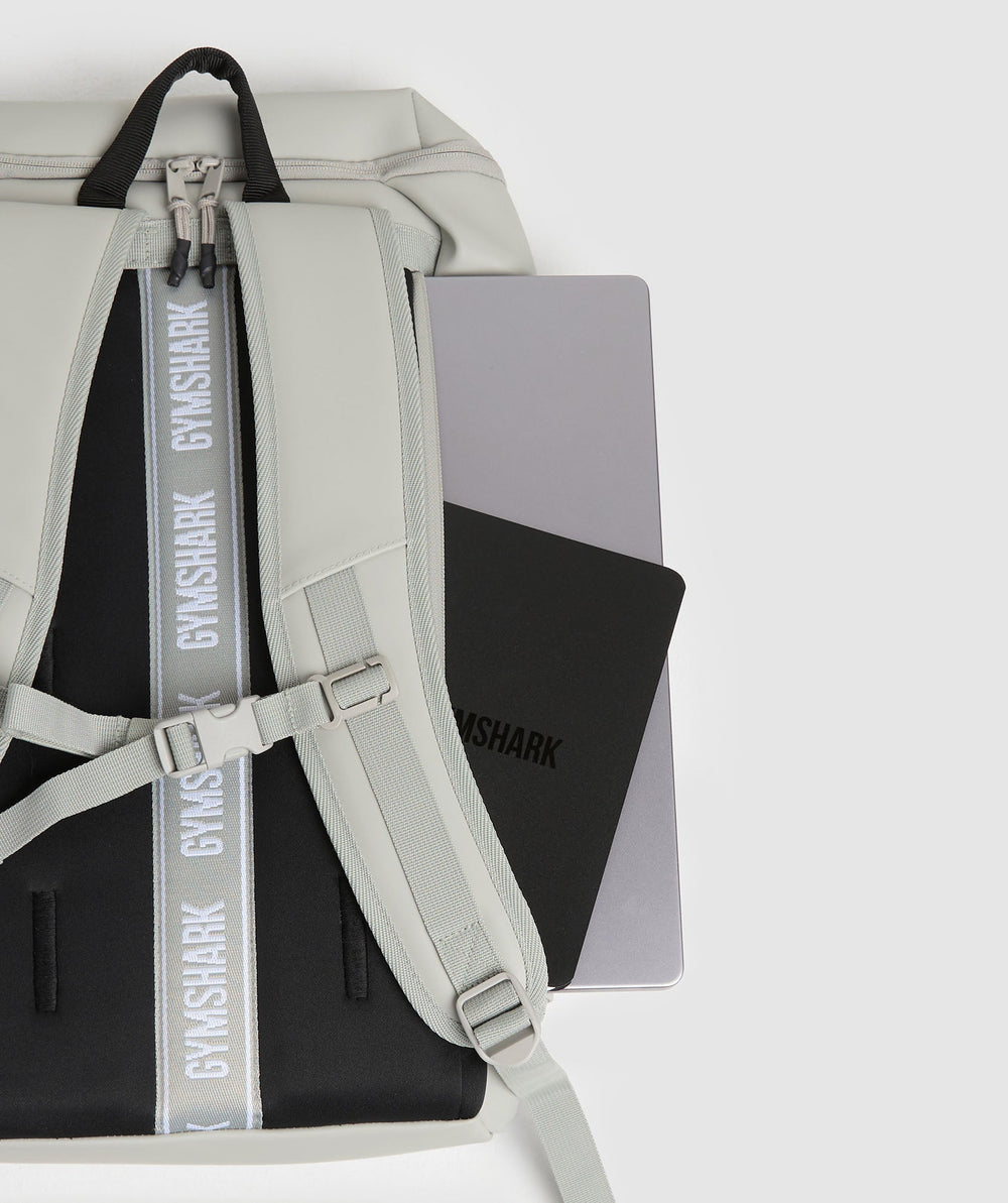 Sleek Backpack Stone Grey