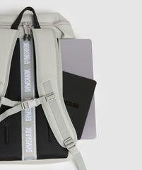 Sleek Backpack Stone Grey