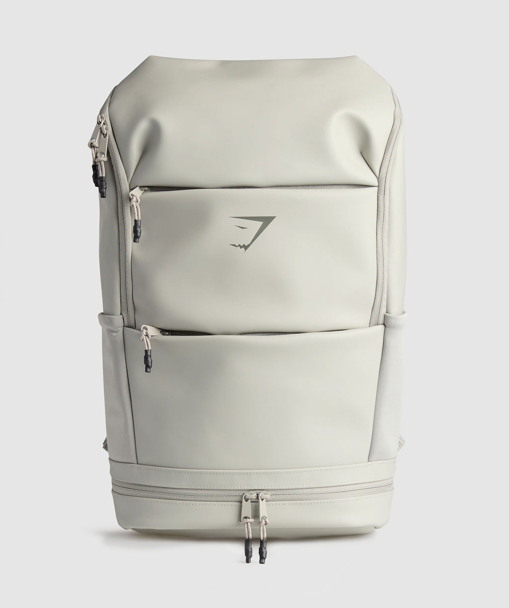 Sleek Backpack Stone Grey
