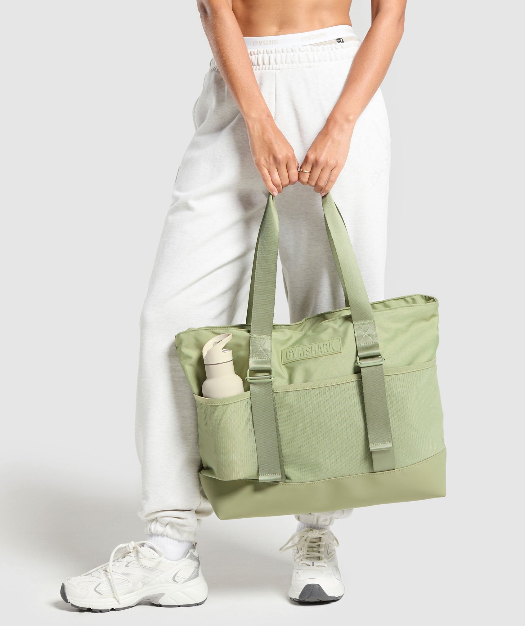 Everyday Tote Natural Sage Green
