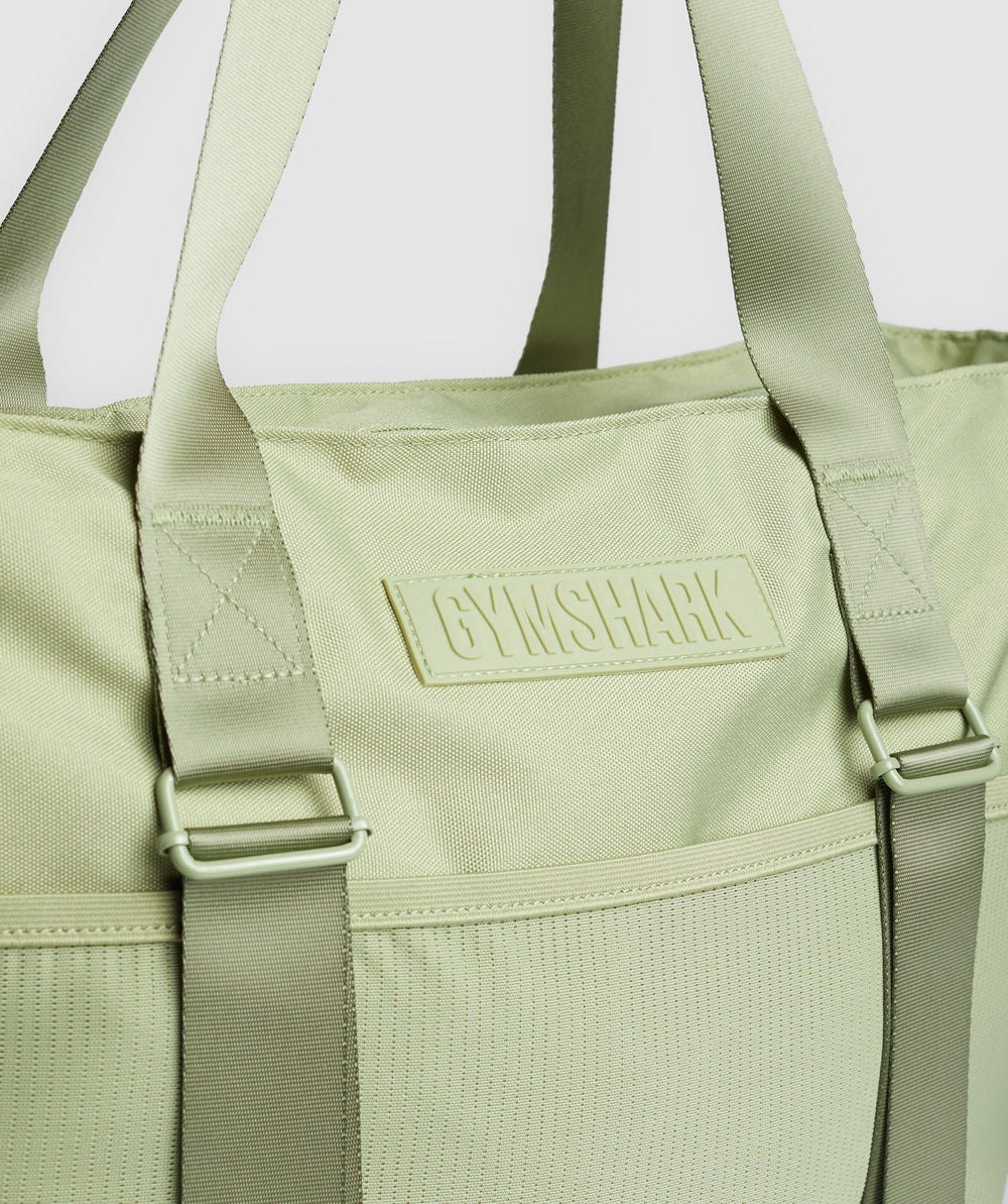 Everyday Tote Natural Sage Green