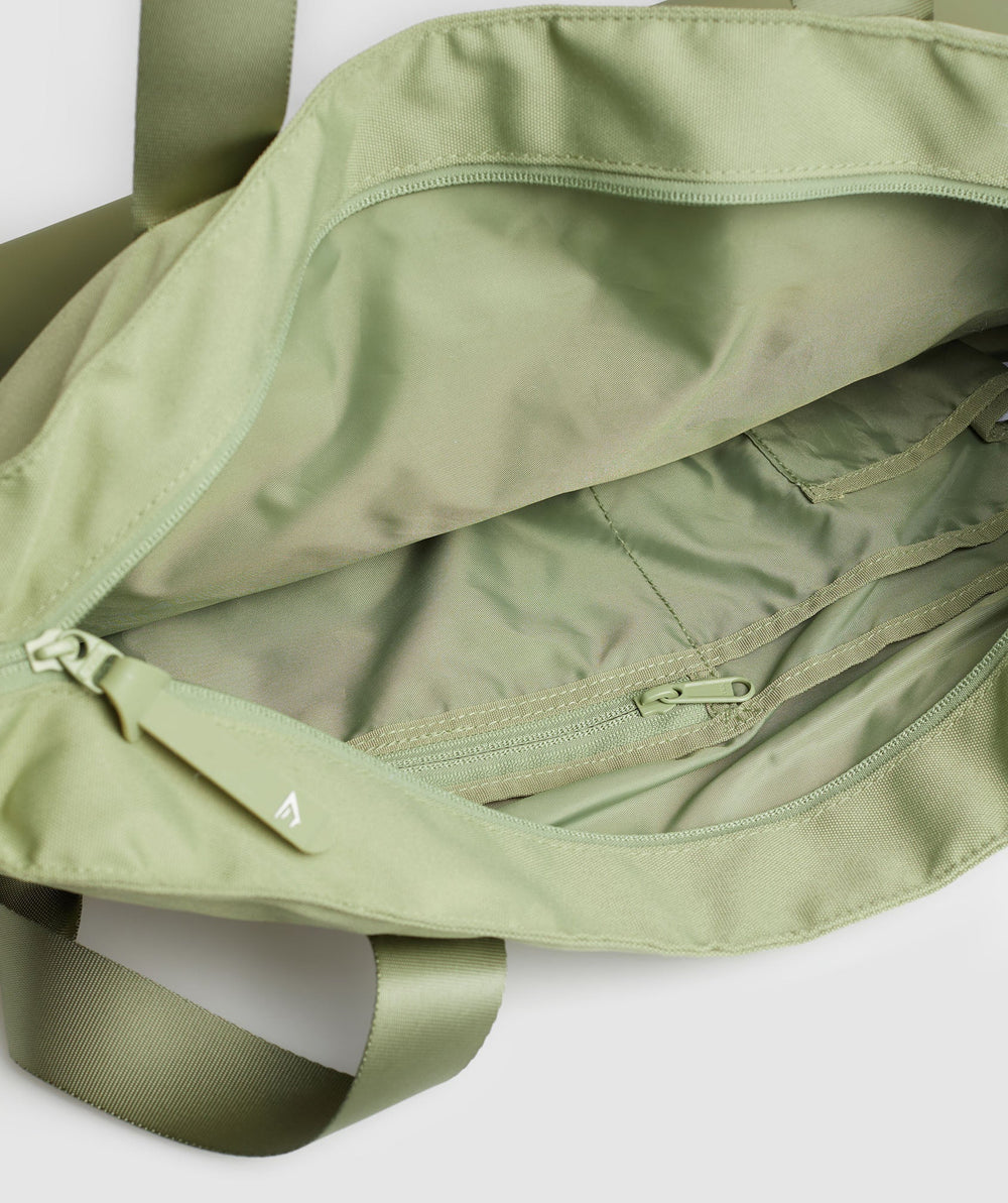 Everyday Tote Natural Sage Green