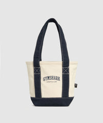 Collegiate Mini Tote Oat White/Heavy Blue