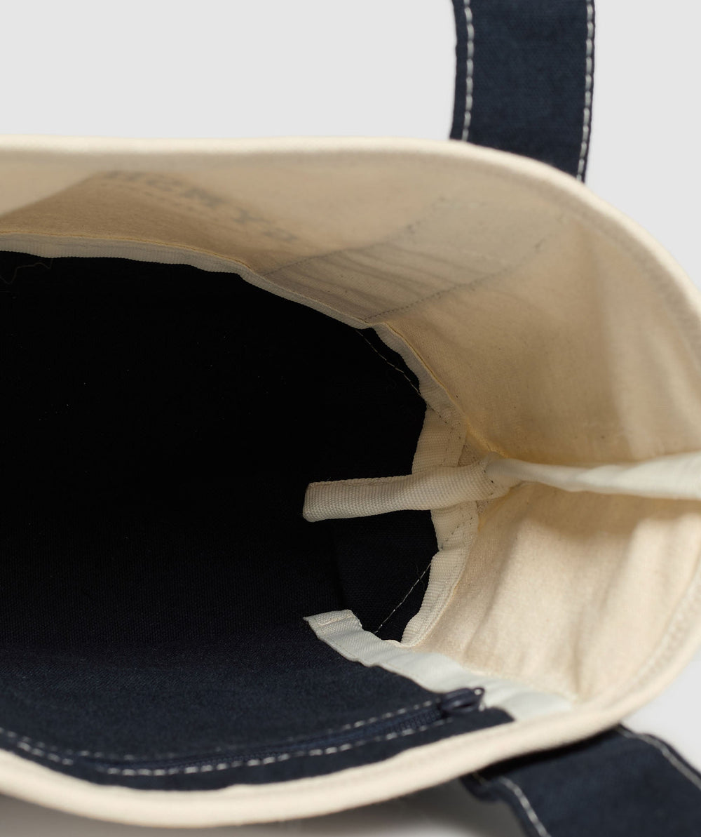 Collegiate Mini Tote Oat White/Heavy Blue