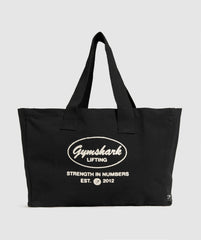 Old School Lifting Tote Black