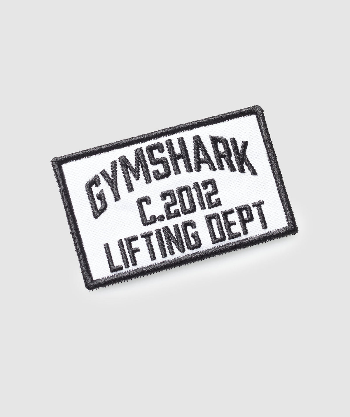 Lifting Dept Velcro Patch White
