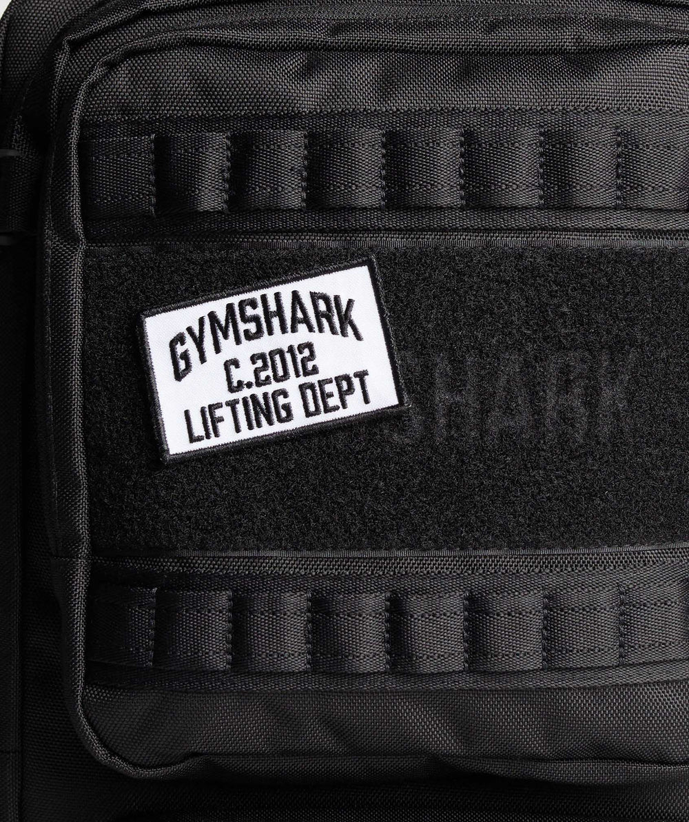 Lifting Dept Velcro Patch White