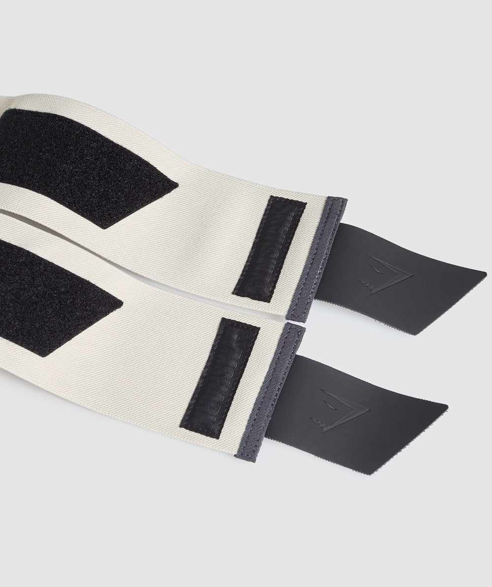 Rigid Wrist Straps Oat White