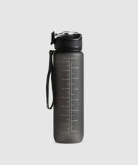 Sports Bottle With Straw Asphalt Grey