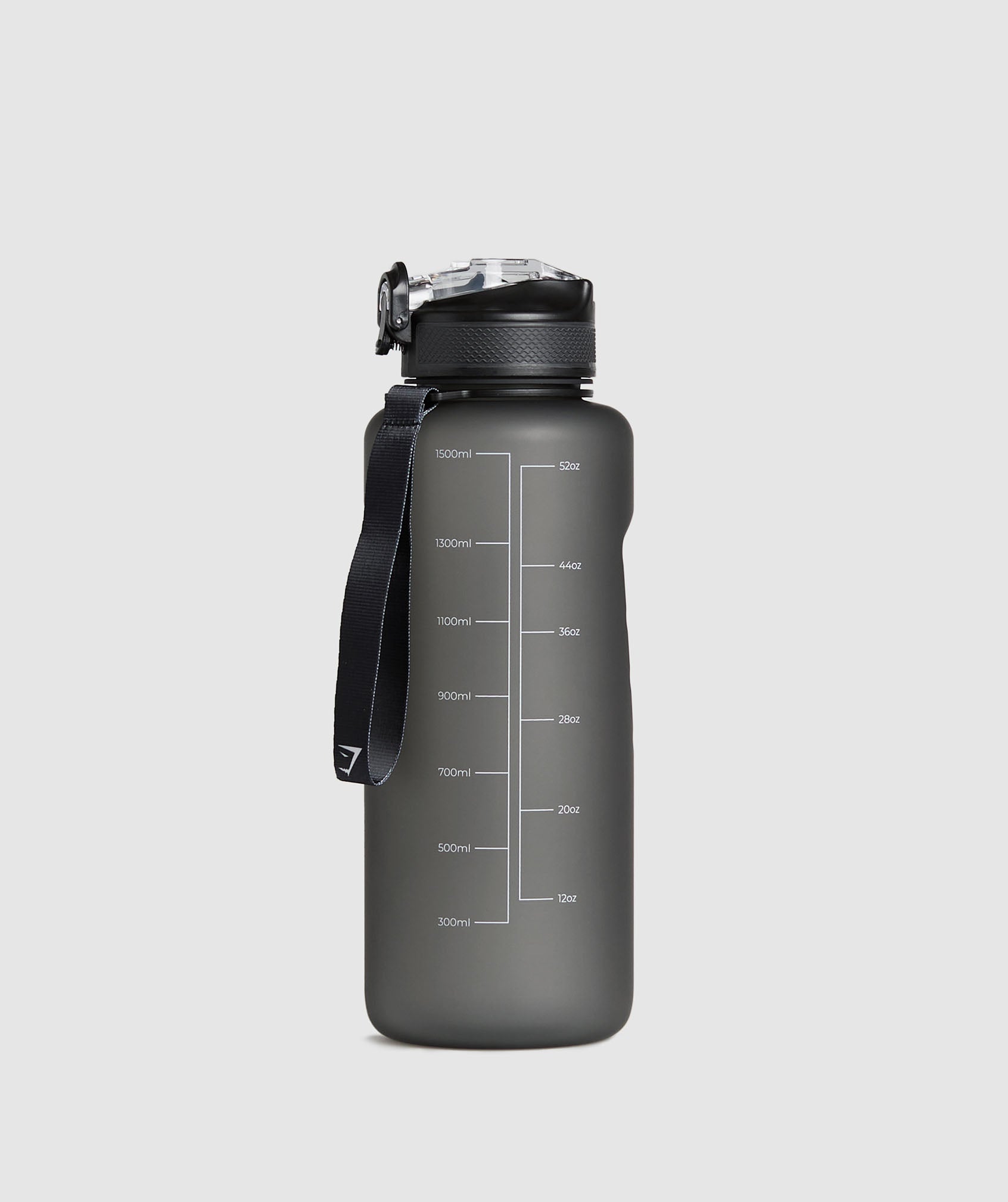 Jug Bottle With Straw Asphalt Grey