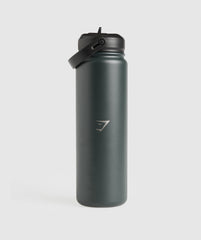 Metal Insulated Straw Bottle 700ml Slate Teal