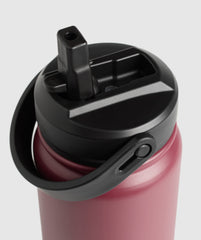 Metal Insulated Straw Bottle 700ml Washed Berry Pink