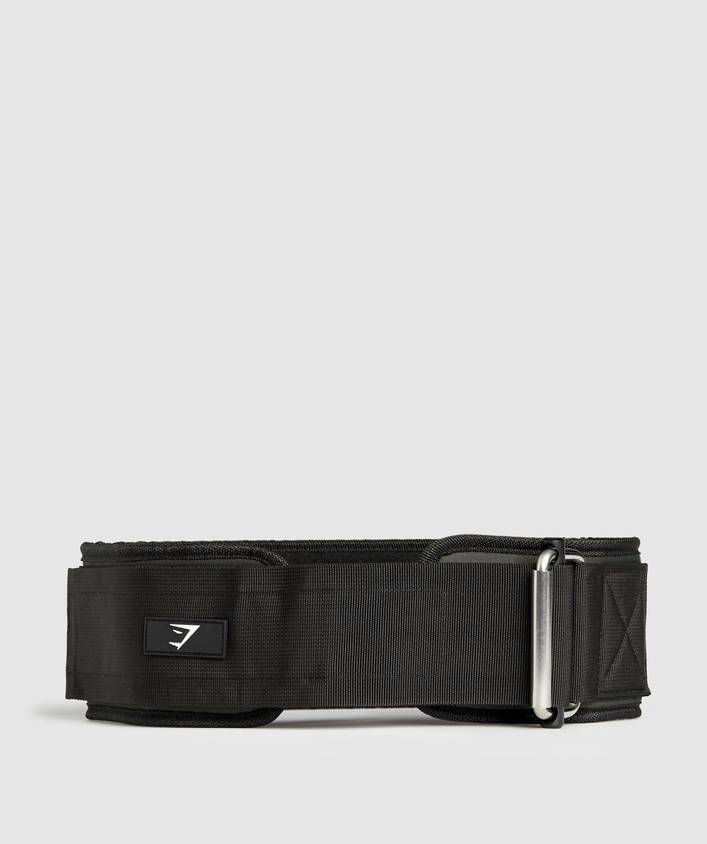 Velcro Weightlifting Belt Strength Green