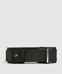 Velcro Weightlifting Belt Strength Green