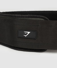Velcro Weightlifting Belt Strength Green