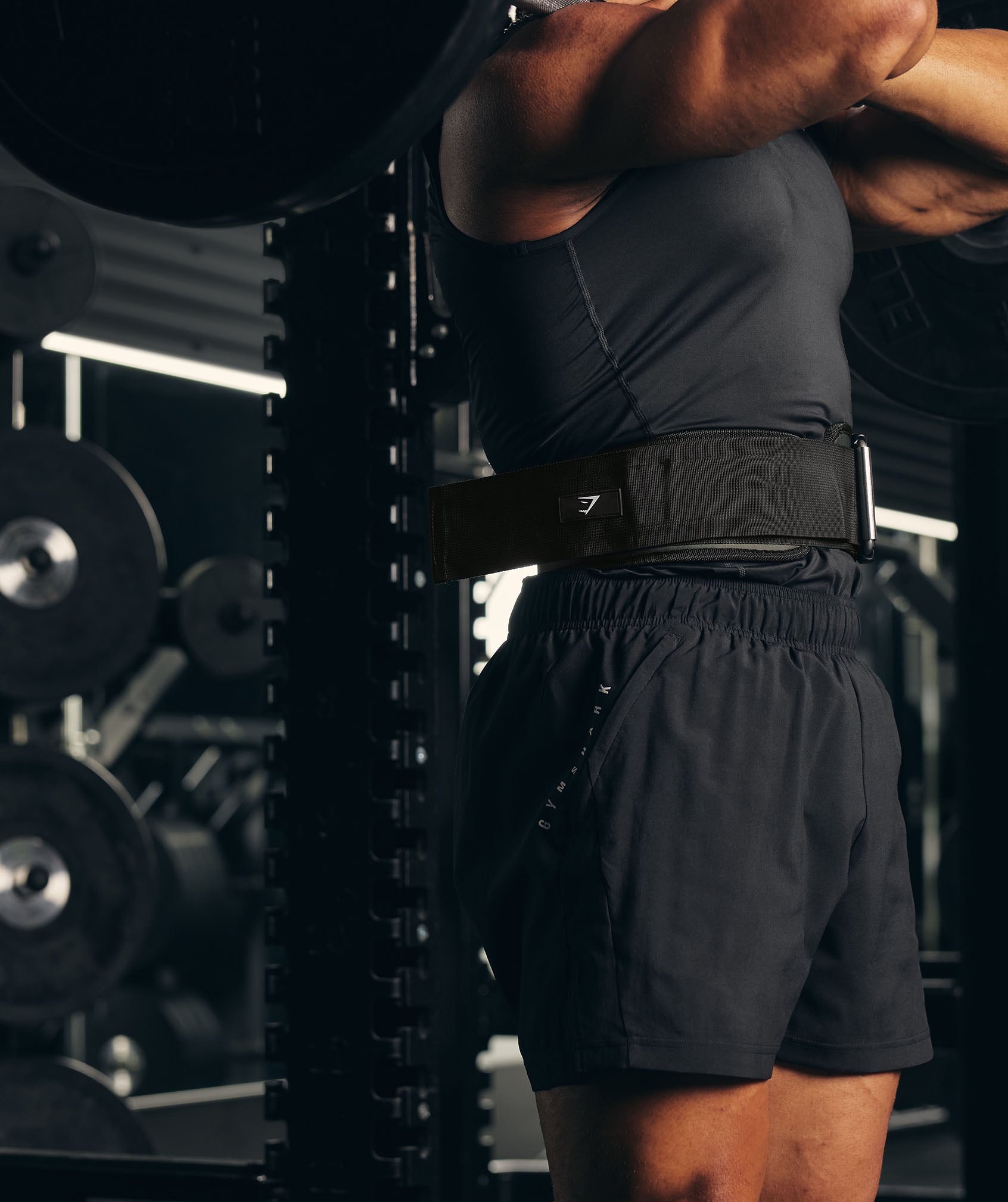 Velcro Weightlifting Belt Strength Green