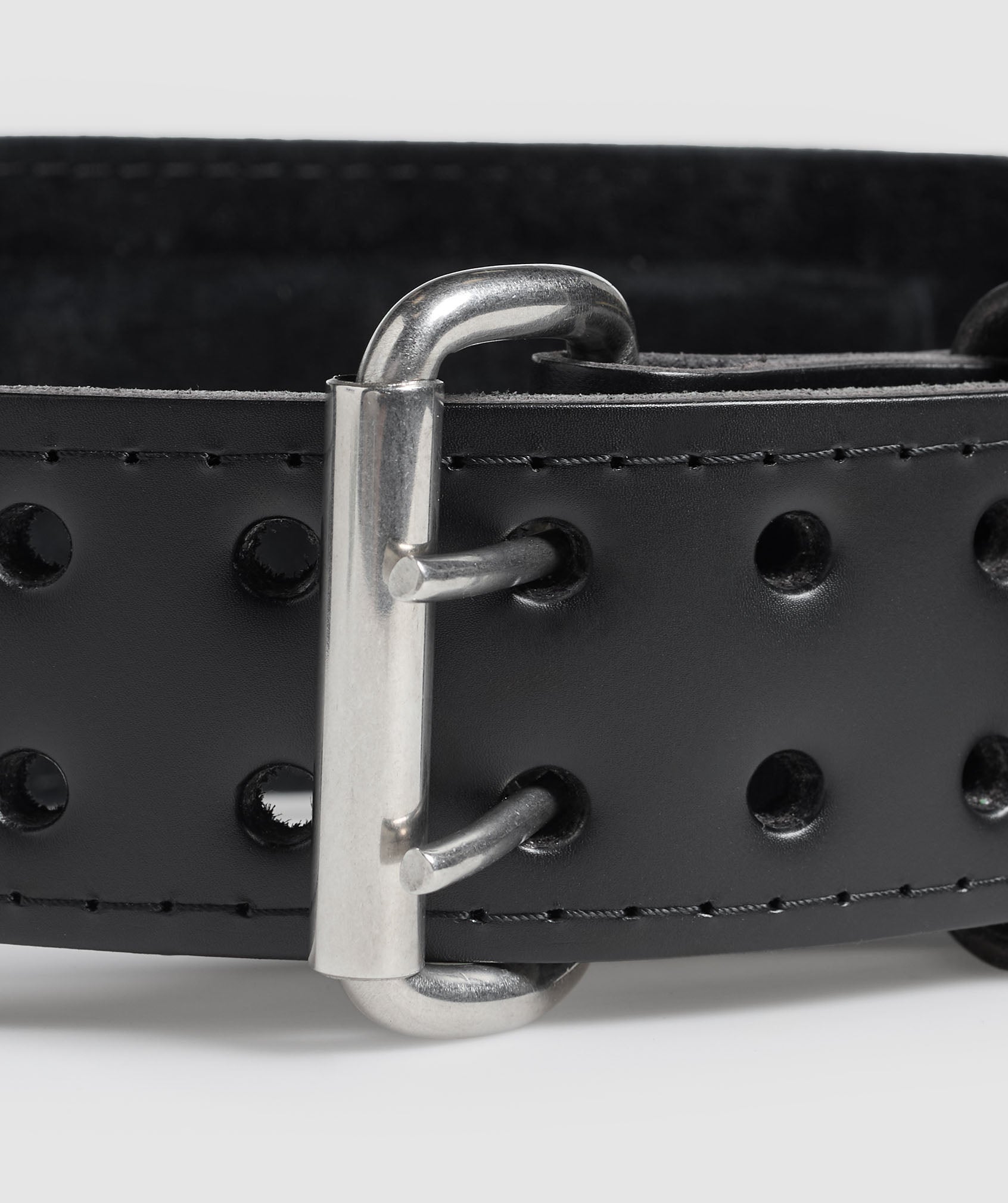 Tapered Double Prong Lifting Belt Black