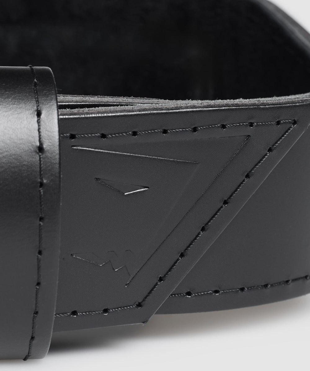 Tapered Double Prong Lifting Belt Black