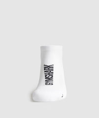 Tab Running Socks White