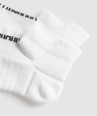 Tab Running Socks White