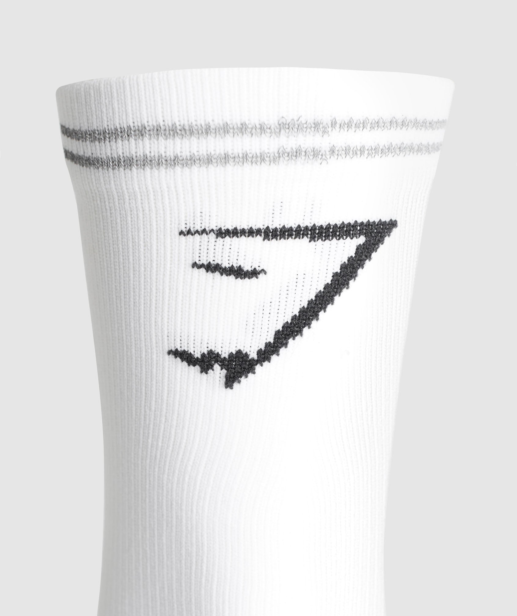 Crew Running Socks White/Black