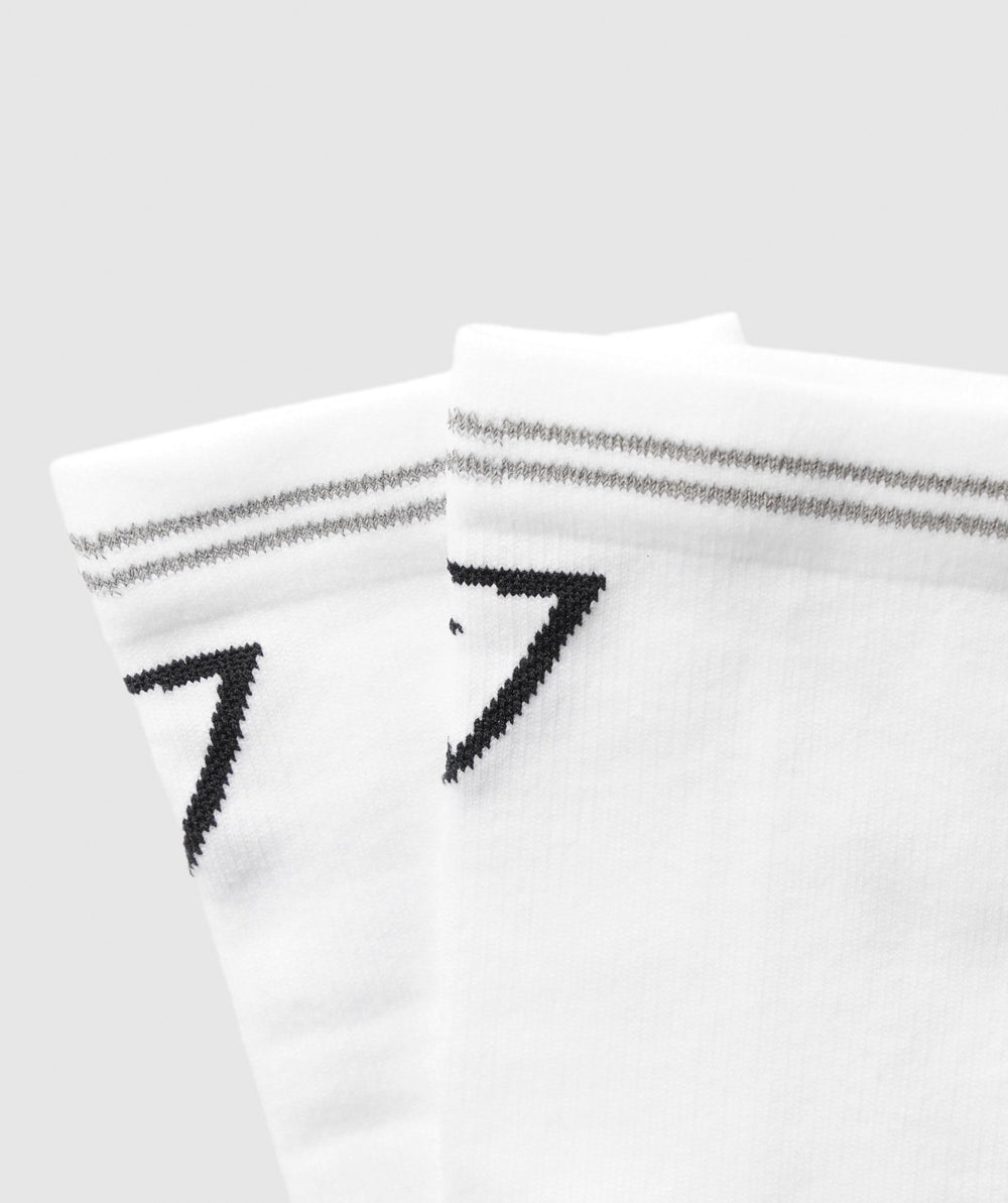 Crew Running Socks White