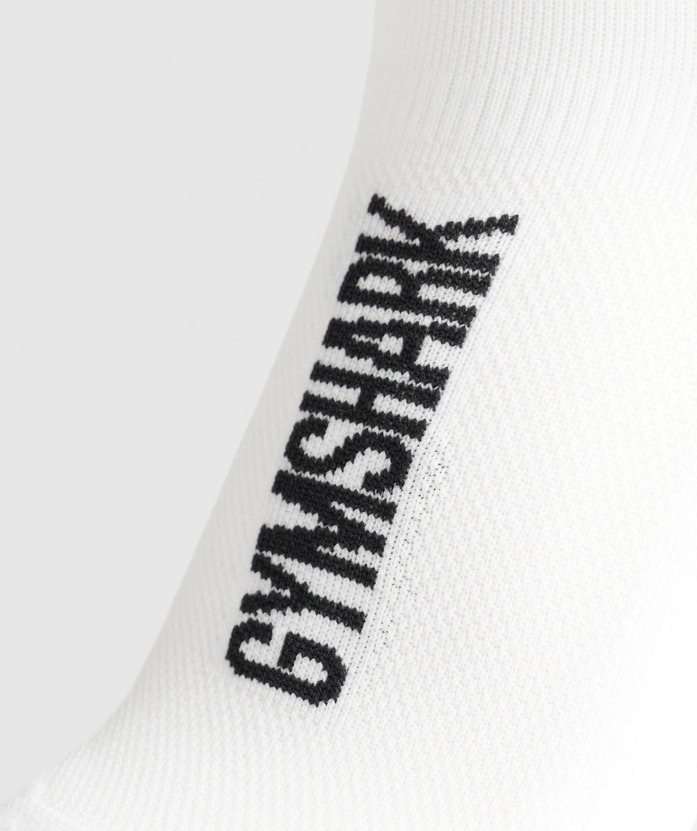 Crew Running Socks White