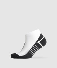 Tab Running Socks White/Black