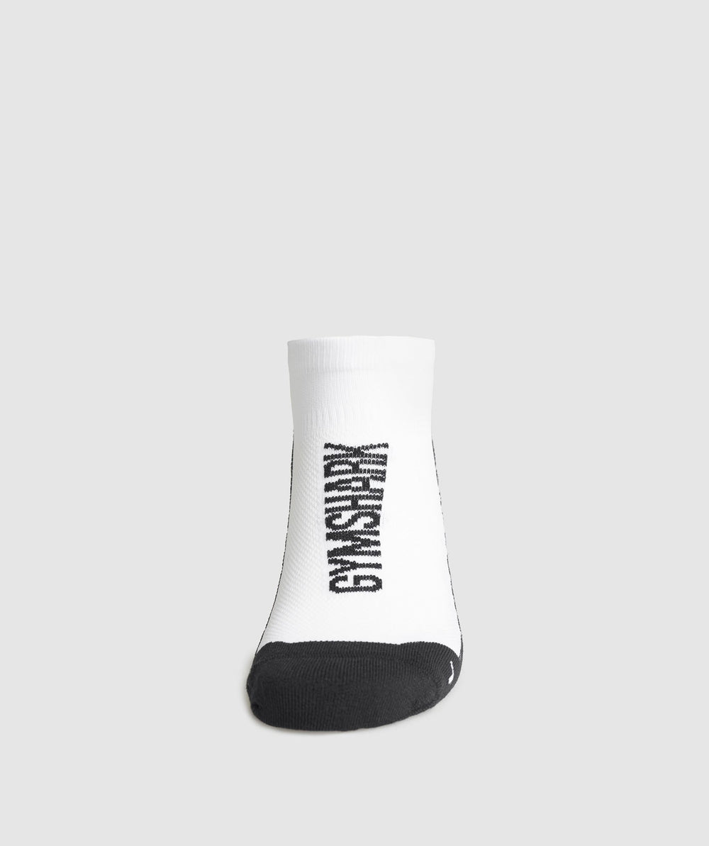 Tab Running Socks White/Black