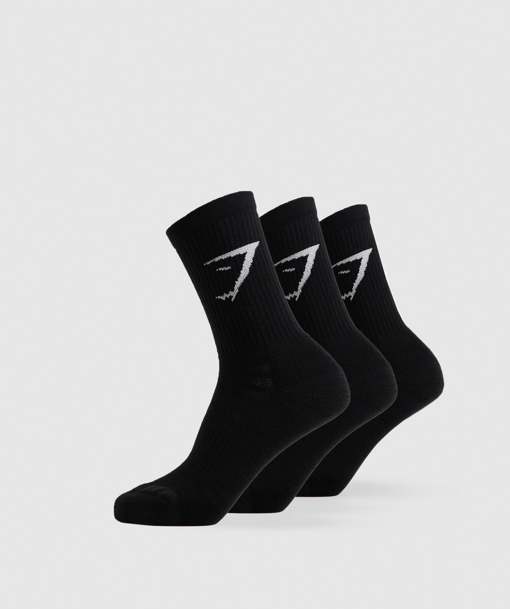 Crew Socks 3pk Black