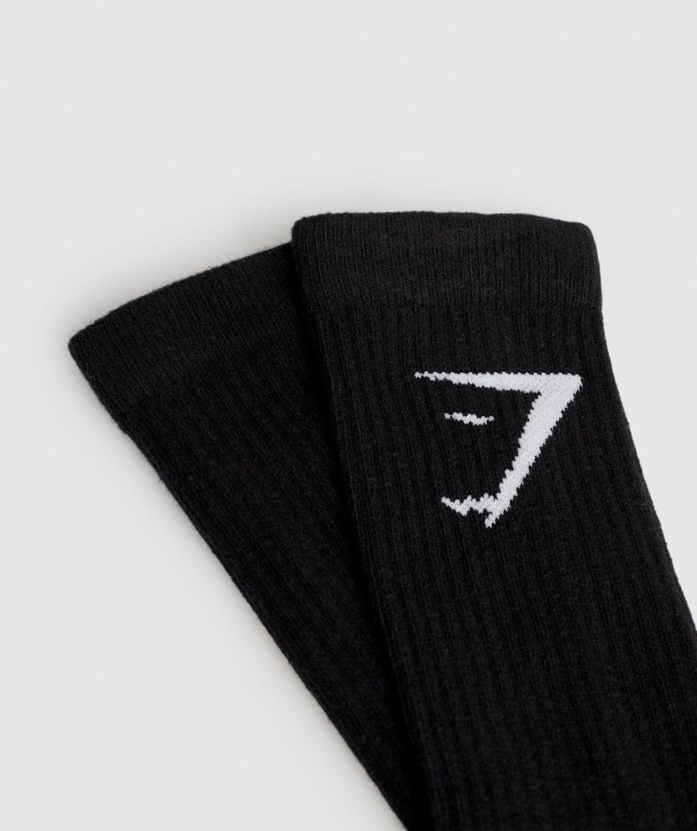 Crew Socks 3pk Black