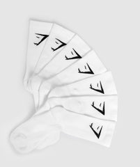 Crew Socks 7pk White