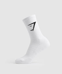 Crew Socks 3pk White