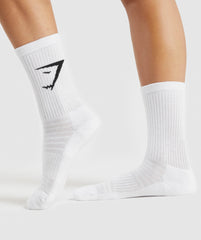 Crew Socks 3pk White