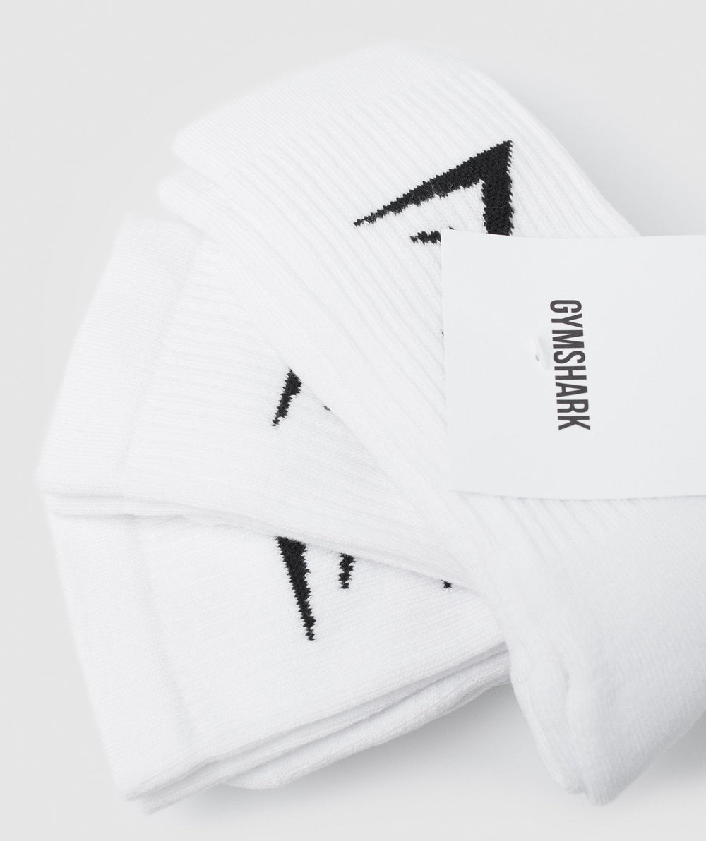 Crew Socks 3pk White