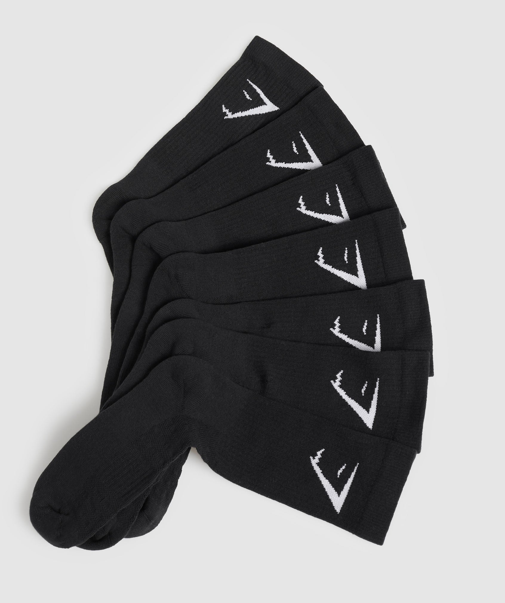 Crew Socks 7pk Black