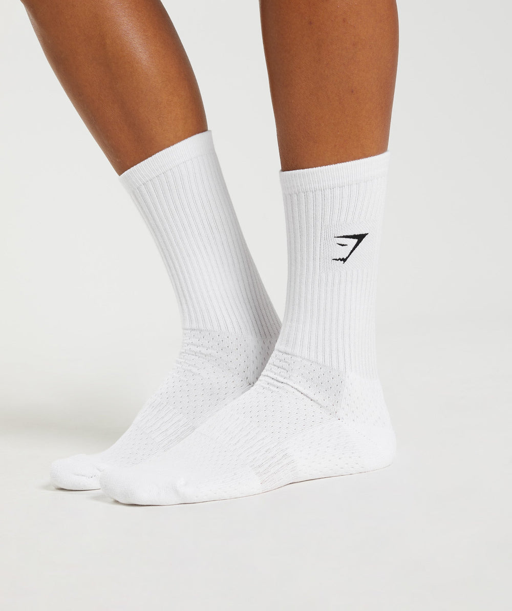 Premium Sharkhead Crew Single White